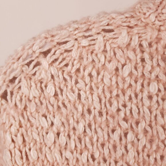 Madewell XXS Pale Apricot Sweater Women Top Cotton Alpaca Pink Peach Fall NWT - Picture 15 of 16